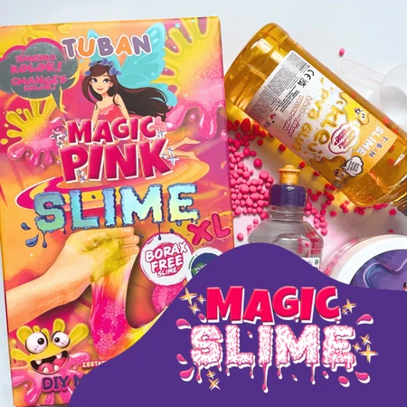 Doe-het-zelf experimenteer set SLIME - MAGIC PINK XL