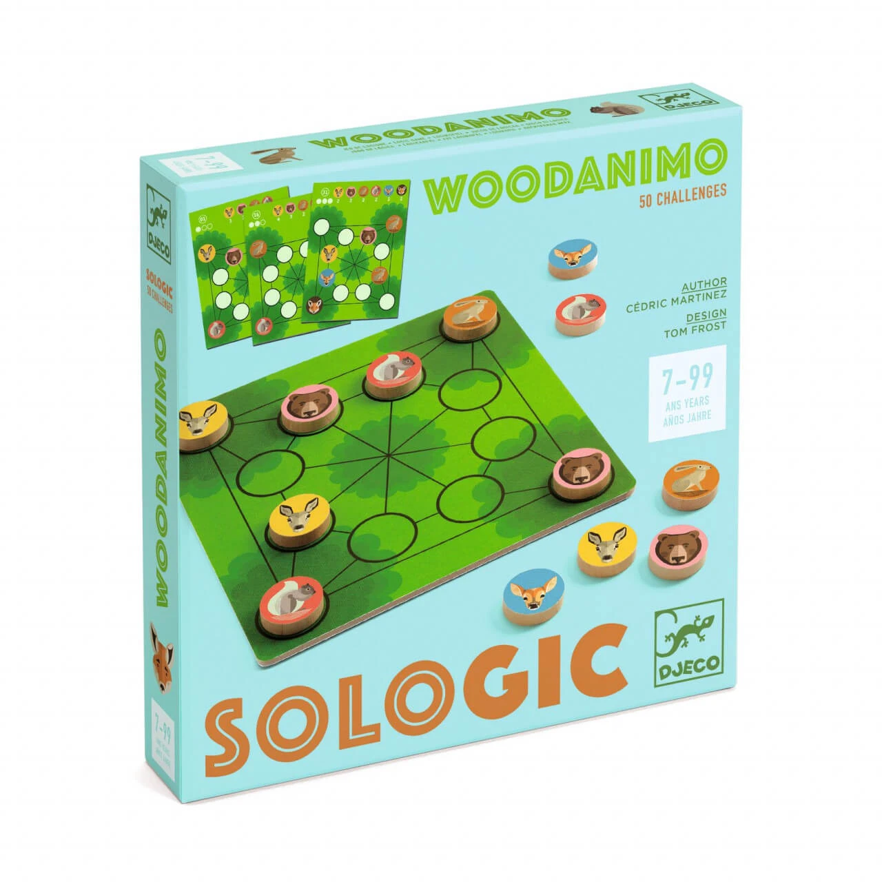 Logisch spel Woodanimo, Djeco