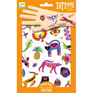 Djeco wilde schoonheid tatoeage