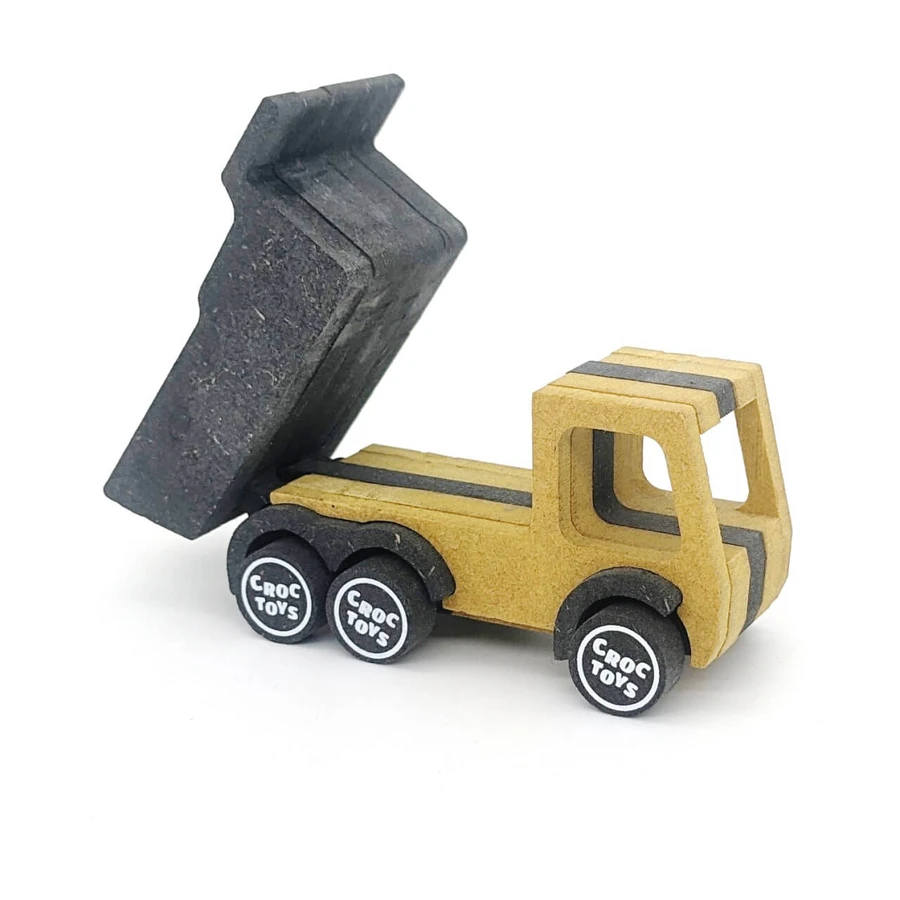 Set di veicoli da costruzione Ben Ben dumper, giocattoli Croc