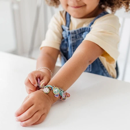 Creative set 3 in 1, Bracelets with pendants, spray crayons and diamond painting, Gabby's Dollhouse