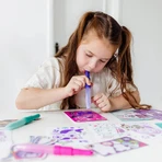 Creative set 3 in 1, Bracelets with pendants, spray crayons and diamond painting, Gabby's Dollhouse