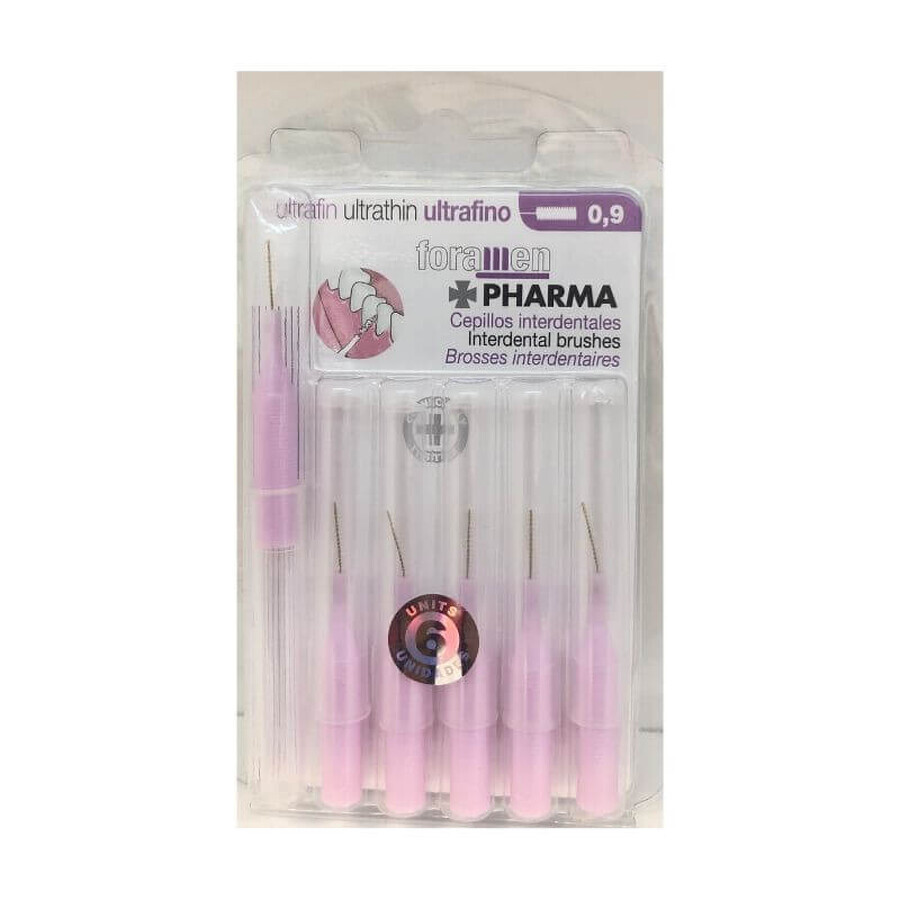 Foramen Pharma Ultrafijne rechte interdentale rager 0,9-1 mm -457