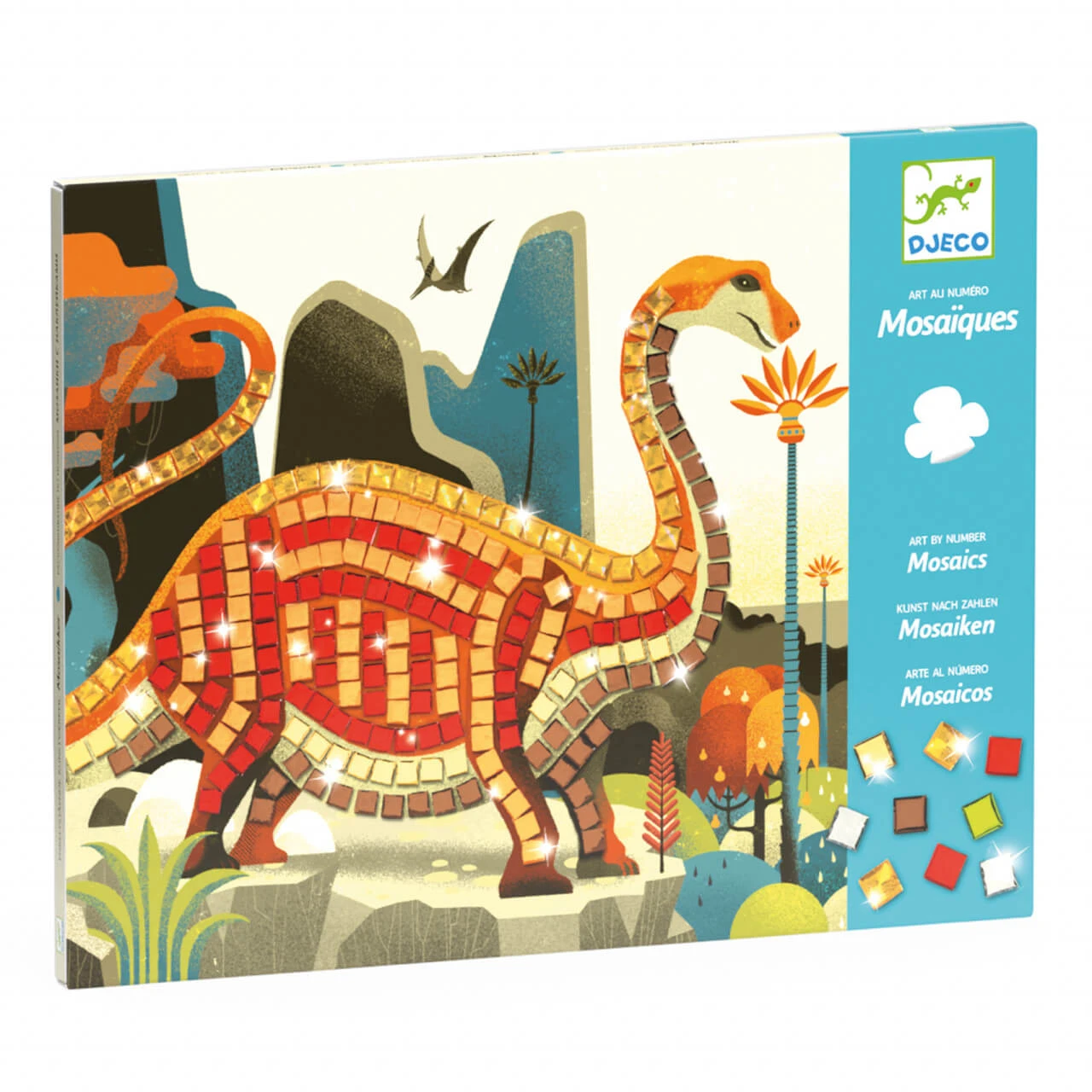 Djeco dinosaurus mozaïek