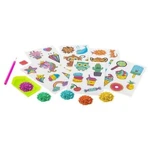 Set creativo, Crea i tuoi adesivi con strass, Adesivi con vernice diamantata, Grafix