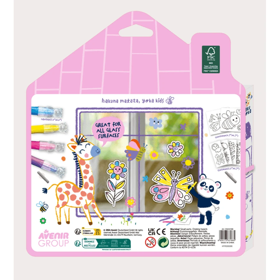 Kit DIY decorare fereastra - Gradina