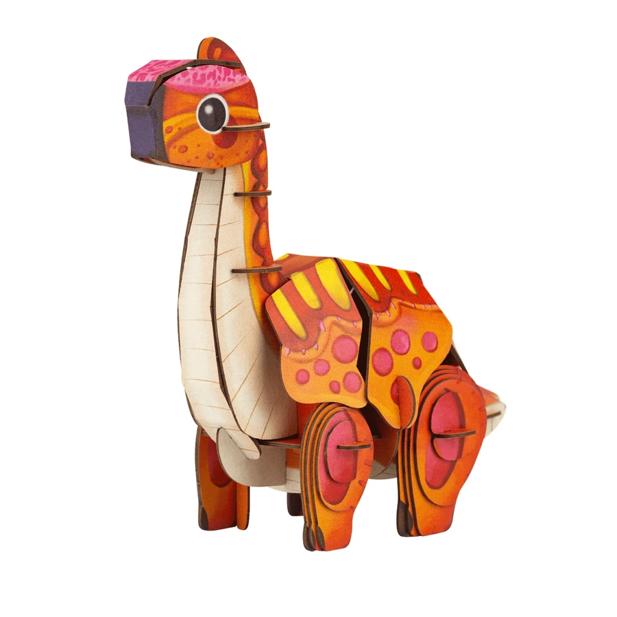 3D-Sound-Puzzle - Brachiosaurus, Build 'n' Sound