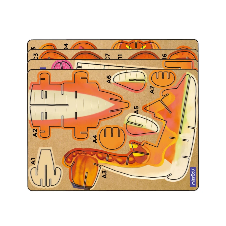 3D-Sound-Puzzle - Brachiosaurus, Build 'n' Sound