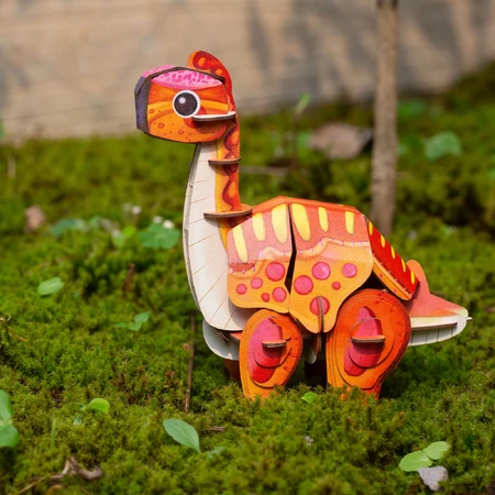3D-Sound-Puzzle - Brachiosaurus, Build 'n' Sound