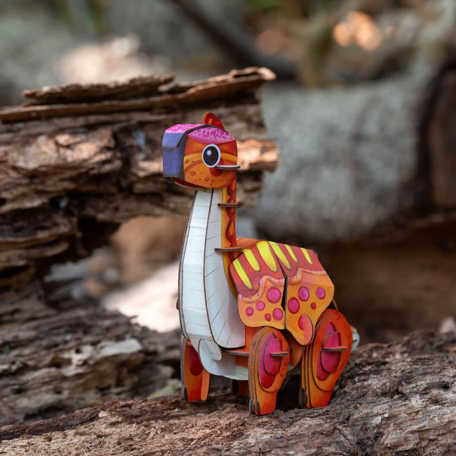 3D-Sound-Puzzle - Brachiosaurus, Build 'n' Sound