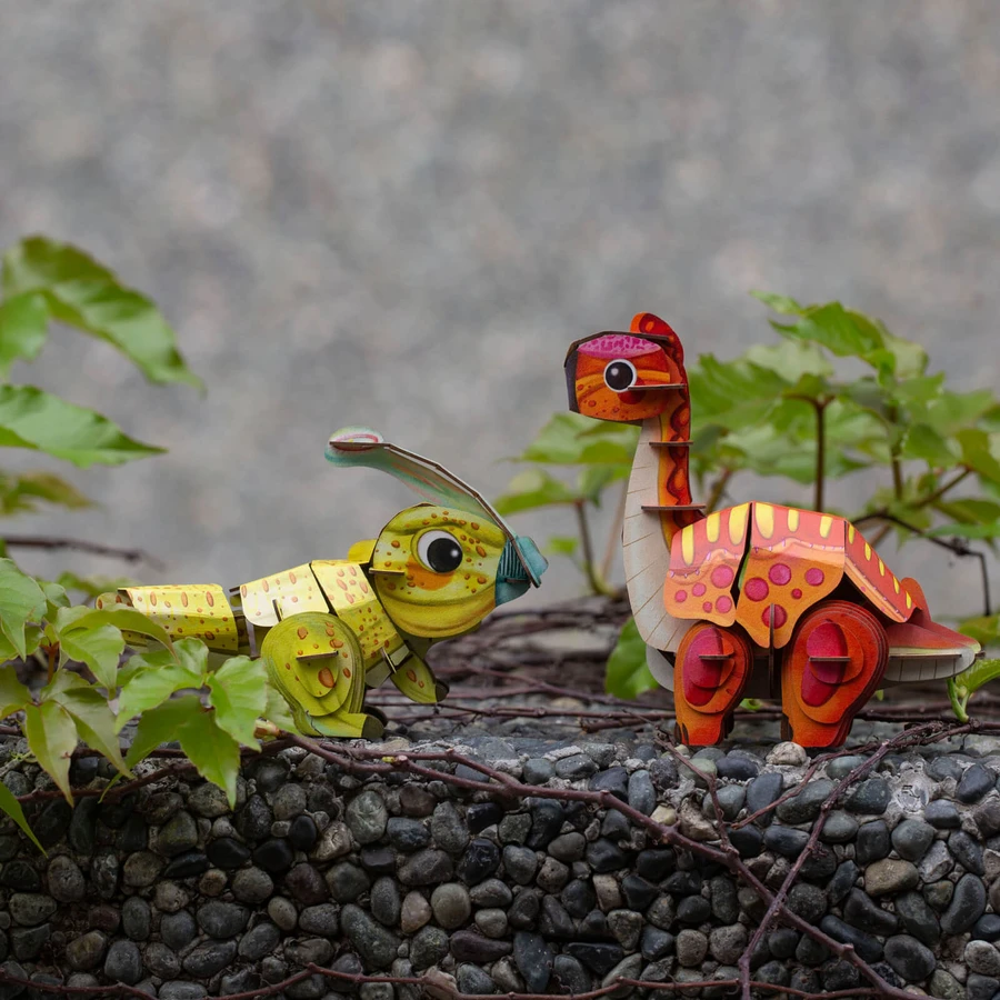 3D-Sound-Puzzle - Brachiosaurus, Build 'n' Sound