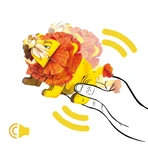 3D geluidspuzzel - Leeuw, bouw 'n' geluid