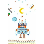 Bunter Regenschirm Djeco Roboti