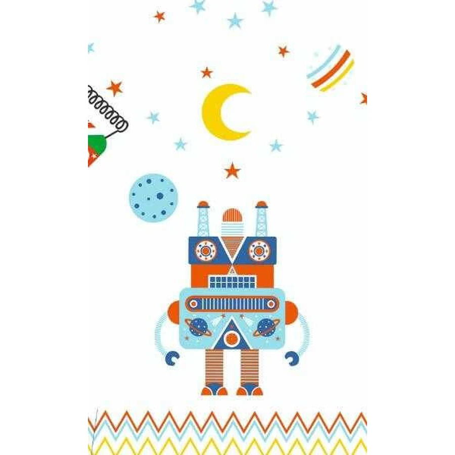 Bunter Regenschirm Djeco Roboti
