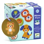 Jeu de mémo jouets animaux en peluche, Djeco