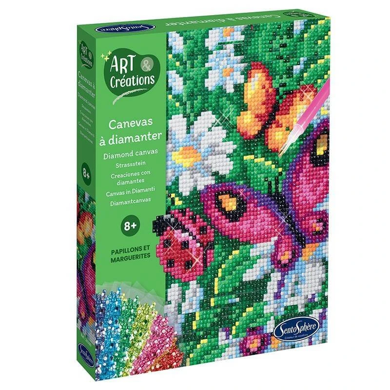 Creatieve kit met stras, Vlinders