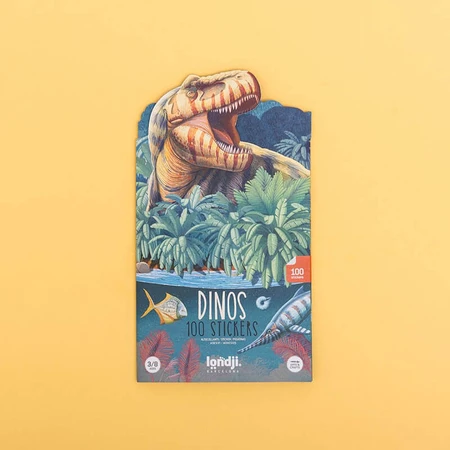 Set di adesivi riposizionabili Dinosauri, Londji