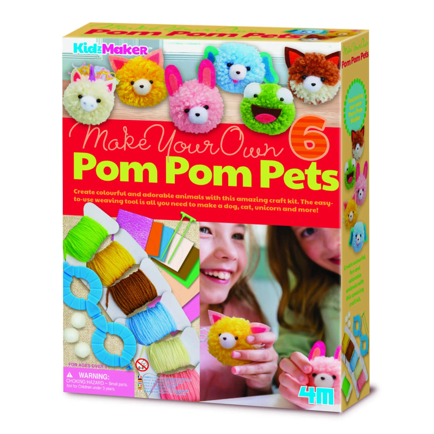 DIY creatieve set - Pom pom dieren