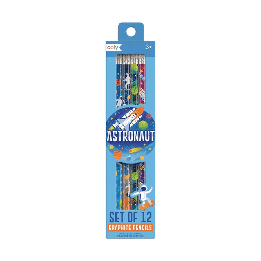 HB Astronaut Graphite Pencils - Set of 12
