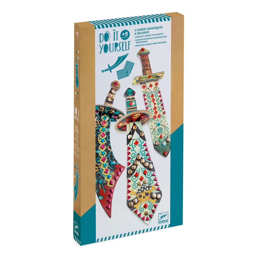 Zestaw DIY Djeco, Pirackie miecze: ceny i cechy