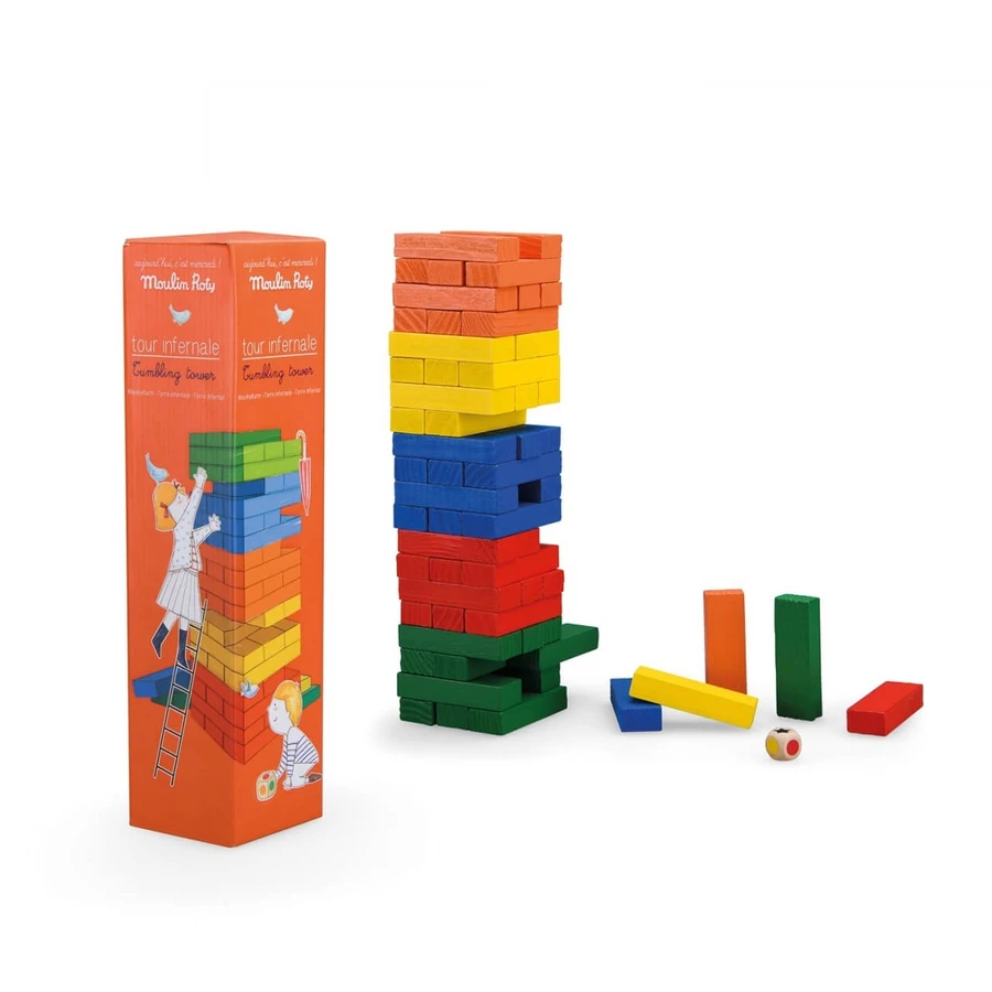 Behendigheidsspel Instabiele toren, Moulin Roty
