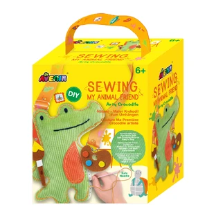 Sewing set My Animal Friend - Artistic Crocodile