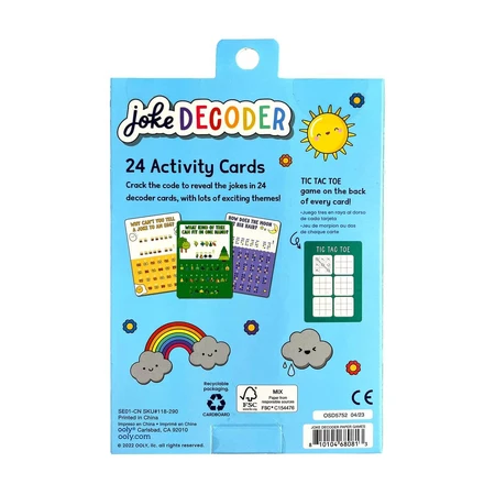 Colección de 24 tarjetas con juegos y actividades - Decodor de chistes