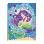 Set DIY Jurnalul meu cu sirena si diamante, Totum
