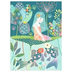Creatief pastel vijverschraapspel