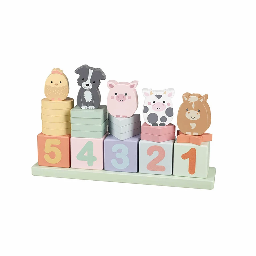 Apprendre à compter avec les animaux de la ferme, Orange Tree Toys