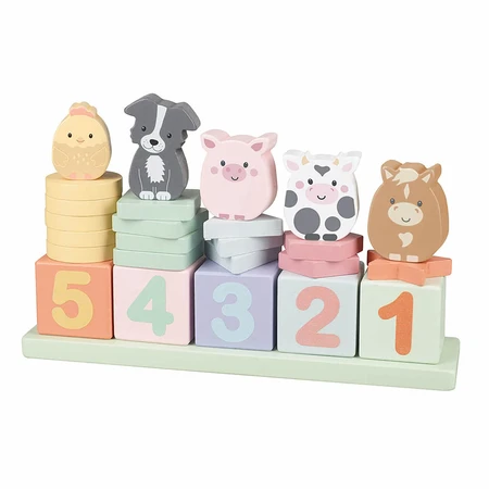 Apprendre à compter avec les animaux de la ferme, Orange Tree Toys
