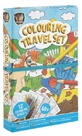 Creative pocket set, 2 coloring books and crayons, farm animals, Grafix