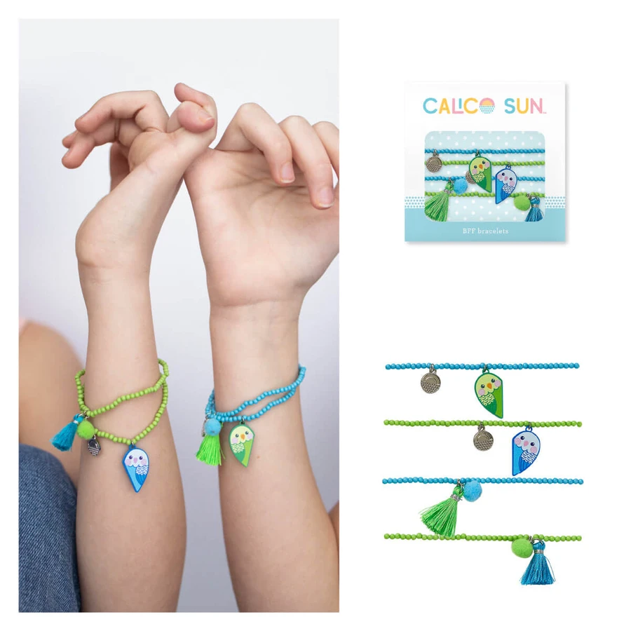 Kourtney Bracelets - Best Friends Forever Parrots