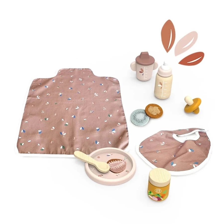 Konijnenset met accessoires in koffer, Speedy Monkey