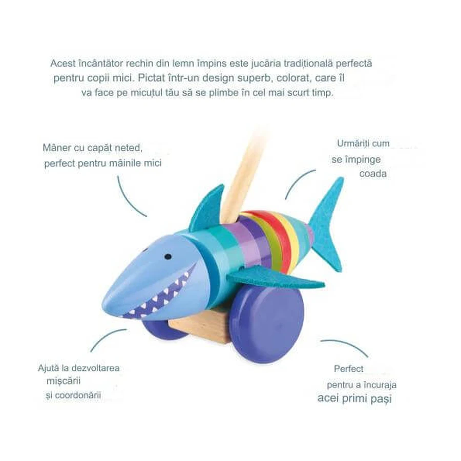 Happy shark duwspeelgoed, Oranjeboom Speelgoed