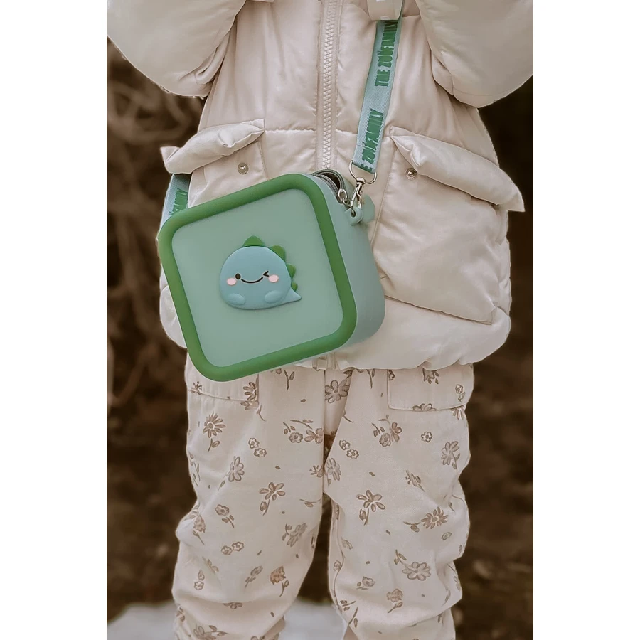 Borsa in silicone per bambini - Dinosauro