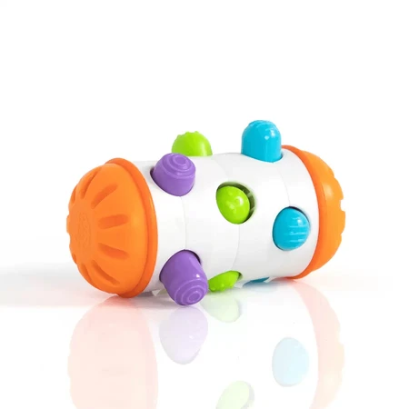 Rolio - Juguete sensorial tipo cilindro con botones click-clack