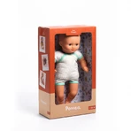 Baby mit grünem Strampler, Djeco