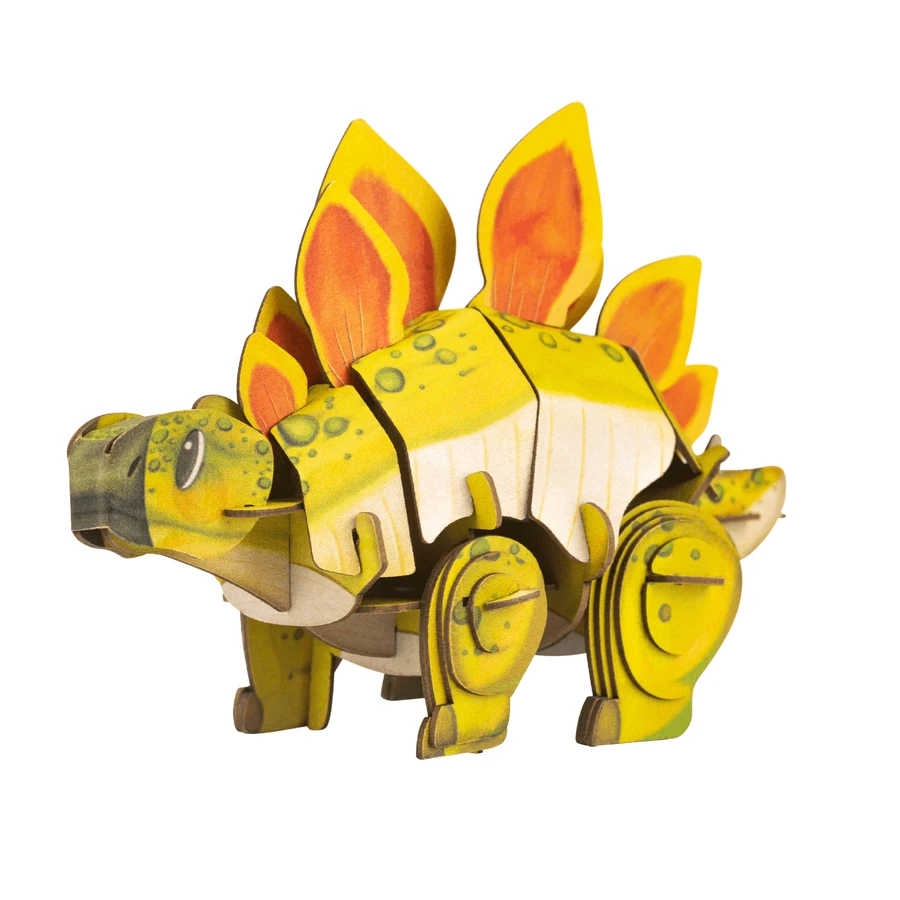 3D-geluidspuzzel - Stegosaurus, Bouw 'n' Geluid