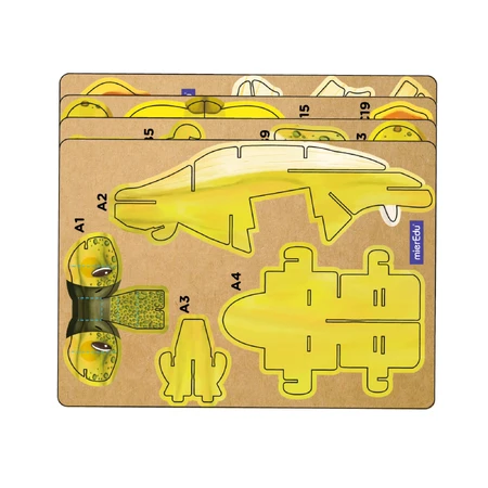3D-geluidspuzzel - Stegosaurus, Bouw 'n' Geluid