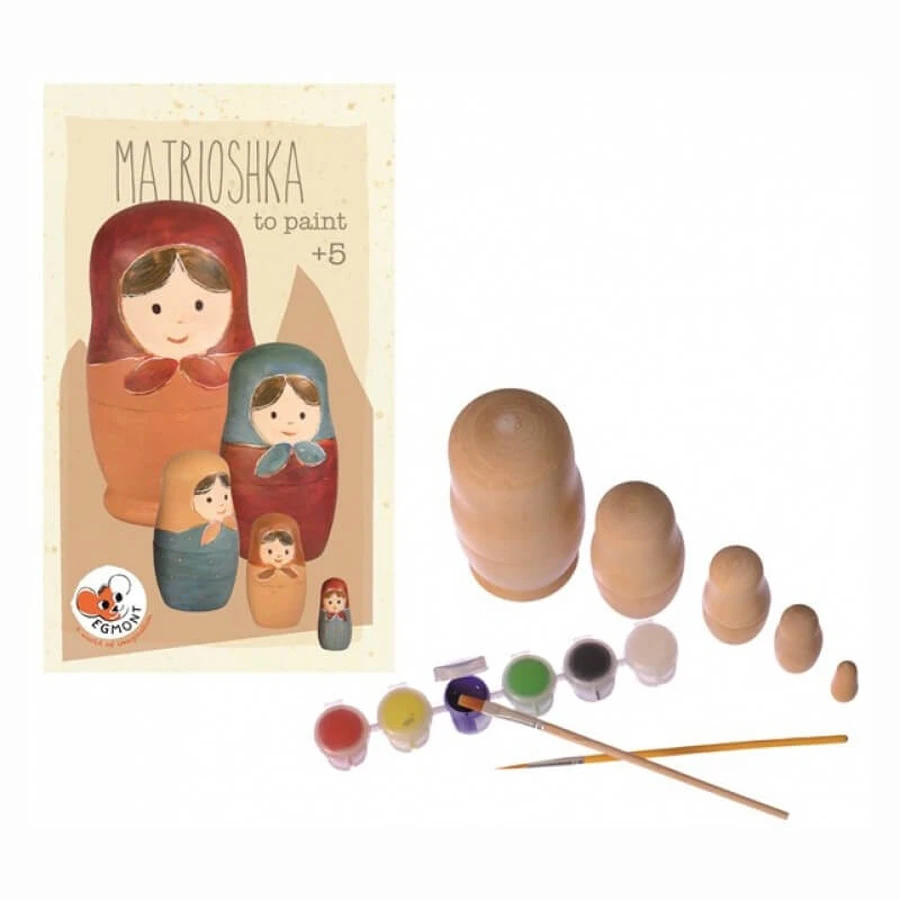 Matryoshka doll painting game, Egmont toys