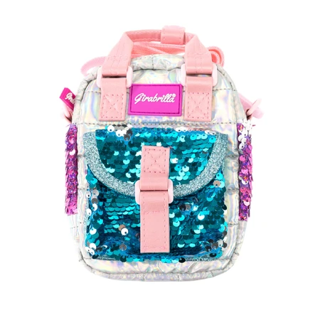 Girabrilla Puffer - gesteppte Tasche mit Pailletten und schillerndem Effekt