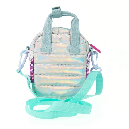 Girabrilla Puffer - gesteppte Tasche mit Pailletten und schillerndem Effekt