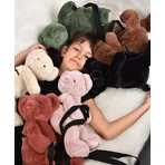 Teddy Bear - urocza torebka crossbody, 30 cm, pudrowy róż: ceny i cechy