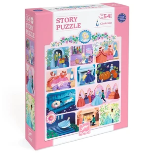 Puzzle z historią Kopciuszka, Djeco