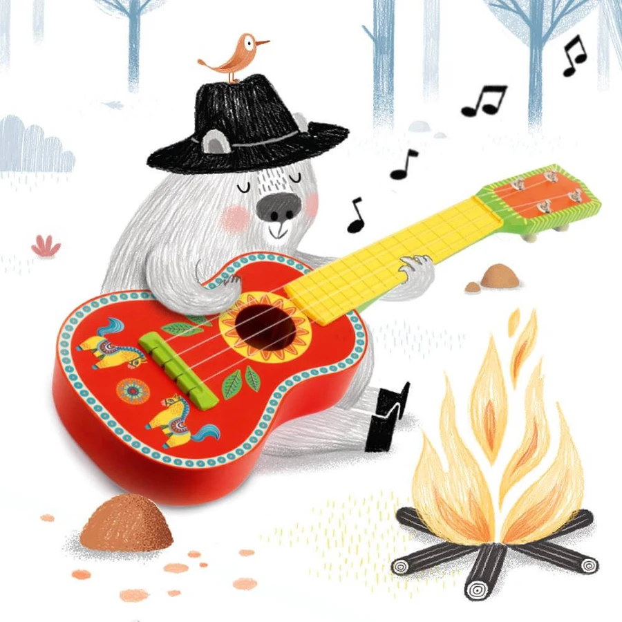 Ukulele (kleine Gitarre) Djeco
