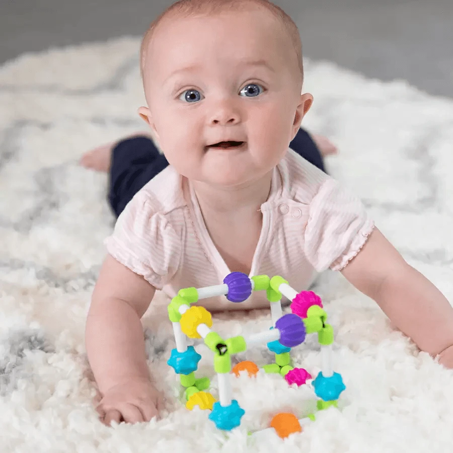 Quubi - Flexibele sensorische kubus voor baby's