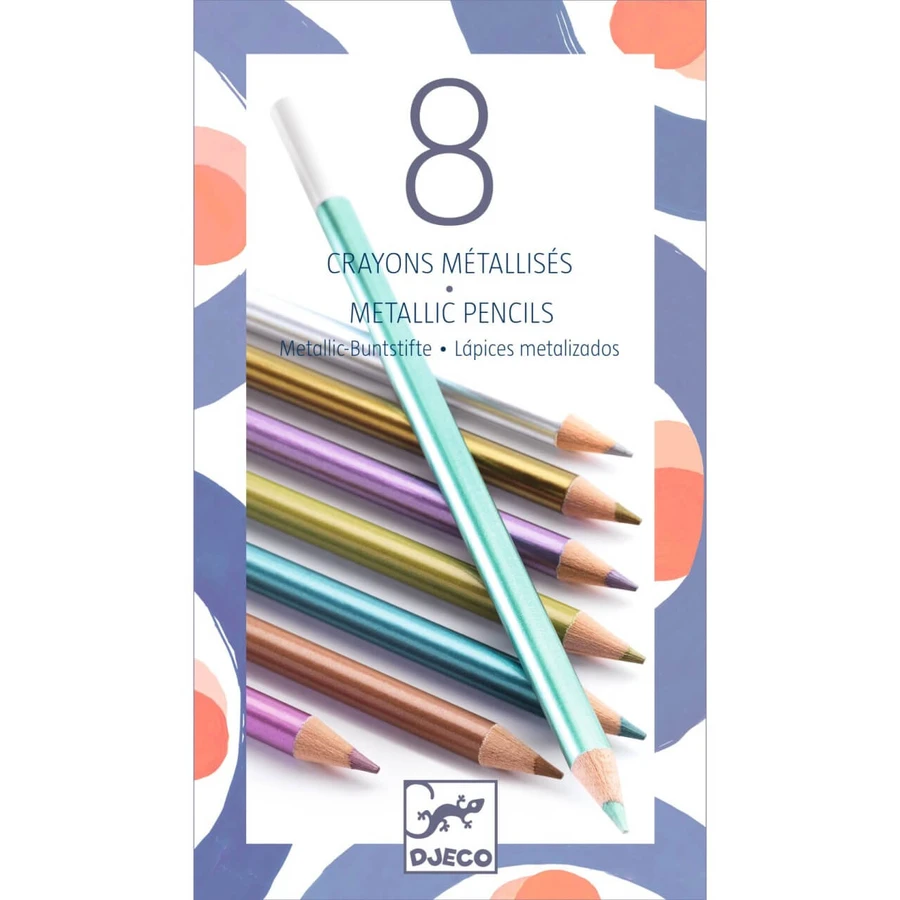 Crayons métalliques Djeco