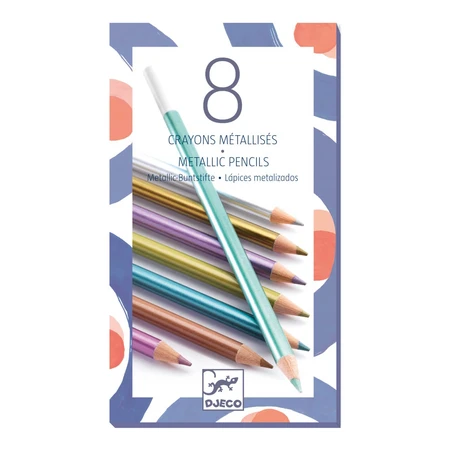 Crayons métalliques Djeco
