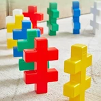 Set constructie Plus-Plus, 24 piese, KAEMPE Educational